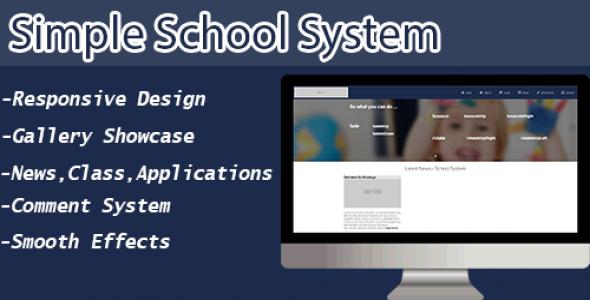 Simple School System - HTML